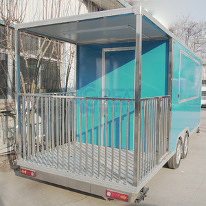 Fourgon de restauration entièrement équipé, restaurant mobile, barbecue en plein air, camion de restauration, remorque, kiosque à crème glacée, chariot à hot-dog - Product Image 3