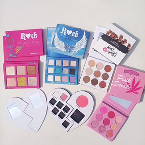 <strong>Cosmetics</strong> Private <strong>Cosmetic</strong> <strong>Makeup</strong> Eyeshadow Palette Pigment Eye Shadow Waterproof Powder Empty Eyeshadow Palette - Product Image 1