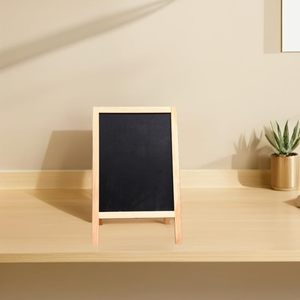 DOITOOL Mini tableau en bois double face avec support pour notes, dessins et rappels-Tableau d'affichage effaçable pour cuisine, - Product Image 6