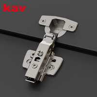 Charnière de porte d'armoire 3D réglable à fermeture douce, à clipser, à tête courbée, pour armoire de cuisine, charnière hydraulique