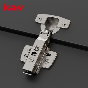 บานพับตู้แบบปรับได้ 3 มิติ ปิดแบบนุ่มนวล พร้อมคลิปหนีบสำหรับหัวโค้ง บานพับไฮดรอลิกสำหรับตู้ครัว - Product Image 2