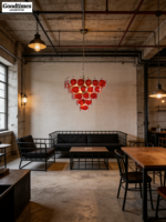 Luminaires de plafond en verre modernes de luxe, design en fer, pour chambre à coucher, restaurant, salon, hôtel, installation pour usage domestique