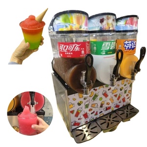 Bebida congelada Máquina de granizado de hielo Granita Sorbete Helado Gelato Batido Cóctel Slushy Juice Smoothie Margarita Máquina - Product Image 1