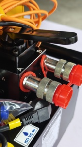 Bomba Eléctrica Hidráulica sin Escobillas VHCP1011 de 700 Bar y 10L con Válvula Solenoide Alemana, Motor de 1.1kW, Equivalente a ENERPAC - Product Image 5