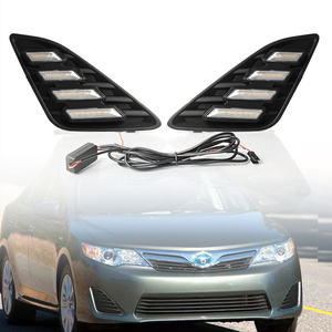 Chất lượng cao bán buôn trong các nhà máy ban ngày chạy đèn xe dẫn đèn phía trước đèn sương mù cho Toyota Camry 2012-2014 - Product Image 1