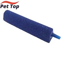 PETTOP AS017-4 Pierre à air en céramique bleue 100*20*20mm, diffuseur d'oxygène écologique pour aquarium, accessoire en boîte