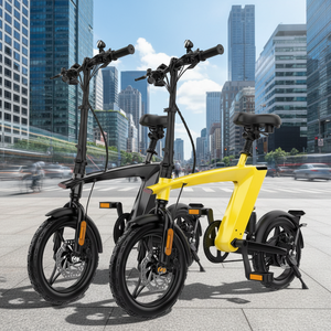 Bicicleta Eléctrica Plegable de Aleación de Aluminio, Nuevo Diseño 2026, Motor de 36v 250W, Alcance Máximo de 55KM, Carga Máxima, Bicicleta Eléctrica - Product Image 1
