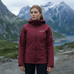 <span class=keywords><strong>Giacca</strong></span> <span class=keywords><strong>Softshell</strong></span> da donna impermeabile antivento Outdoor Hiking Logo personalizzato OEM con Zip fornitore di <span class=keywords><strong>giacca</strong></span> con cappuccio - Product Image 4