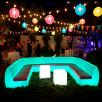 Muebles de Salón para Fiestas y Bodas al Aire Libre, Sofá Puff Lounge y Muebles de Club, Muebles de Salón para Discotecas