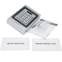 Clavier de contrôle d'accès intelligent pour porte électrique, étanche IP68, extérieur, en métal, avec code, RFID, proximité 125kHz, carte intelligente, 2000 utilisateurs