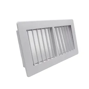 Plástico abs difusor central ar-condicionado alto ventilação quadrado difusor saída de ar