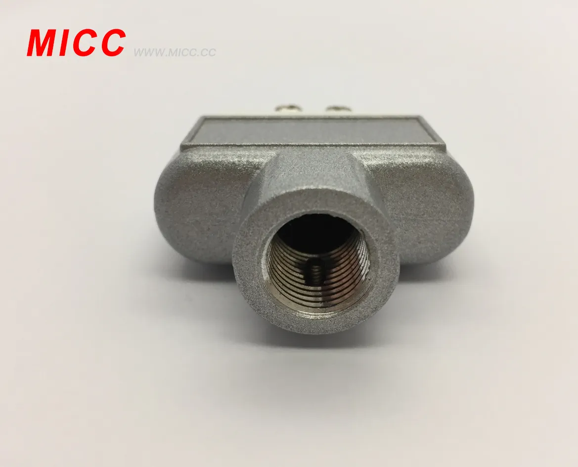 Ingresso tubo di protezione MICC: PF1/4 ",M12*1,G1/4 ''assemblaggio termocoppia 80g ACD12 argenteo alluminio testa termocoppia TS
