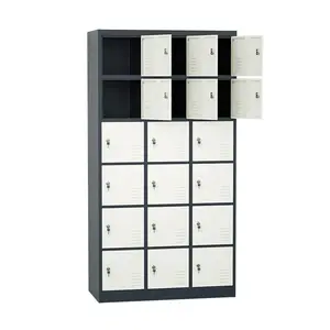 Wholesale Worker LockerSteel Locker Cabinet Workshop Gym Metal Cabinet Locker Wardrobe Clothes Storage Cupboard Cabinet