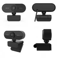 Kamera Web Mini Full HD 1080P HD dengan mikrofon, kamera Web Laptop komputer desktop USB dengan panggilan video langsung konferensi Streaming