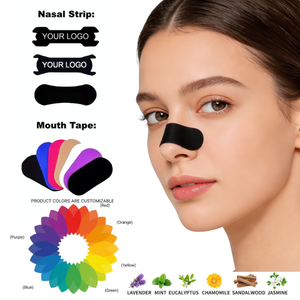 Bandes nasales Breathe noires, <span class=keywords><strong>solution</strong></span> <span class=keywords><strong>anti</strong></span>-<span class=keywords><strong>ronflement</strong></span>, soulagement de la congestion, bande adhésive nasale pour dormir - Product Image 3