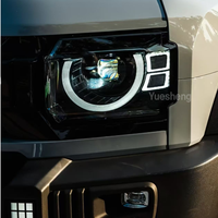 Phares LED pour JETOUR Traveler T2, accessoires de voiture, mise à niveau des feux avant, phares de style Defender, phares LED