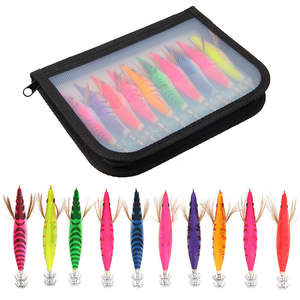 Calamari gamberetti gamberetti in legno tipo Laser gancio per calamari <span class=keywords><strong>filo</strong></span> morbido 3.5 #23G esca <span class=keywords><strong>da</strong></span> <span class=keywords><strong>pesca</strong></span> - Product Image 4