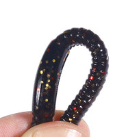 10.5CM 1.8G 10 pièces/sac corps mince doux Wobblers appâts de pêche ver appâts de pêche pagaie queue Shad leurre nouveau TYPE appât souple