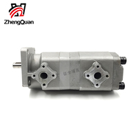 Pompe hydraulique à double engrenage haute pression Zhengquan HGP-22A-F12/12R, faible bruit, en alliage d'aluminium, pour groupe hydraulique