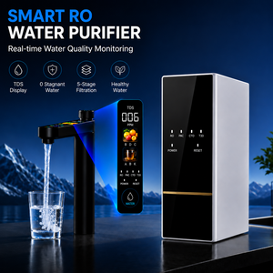 <span class=keywords><strong>Depuratore</strong></span> d'<span class=keywords><strong>Acqua</strong></span> RO a 5 Stadi da 1000 GPD <span class=keywords><strong>con</strong></span> <span class=keywords><strong>Rubinetto</strong></span> Intelligente per Monitoraggio TDS, Sistema di Filtrazione <span class=keywords><strong>Acqua</strong></span> Sottolavello per Tutta la Casa e Hotel - Product Image 1
