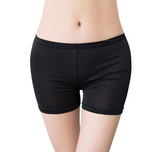 Shorts <span class=keywords><strong>de</strong></span> sécurité en soie glacée avec dentelle pour femme, anti-frottement, respirants, sous-vêtements pour robes - Product Image 5