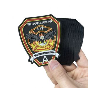 Custom 3D Soft PVC Hat logo Heat Embossed Custom PVC Tactical Circle Pvc <b>Patches</b> Rubber <b>Sew</b> <b>on</b> <b>Patches</b> for Garment - Product Image 1