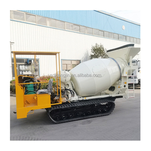 Camión Mezclador de <span class=keywords><strong>Concreto</strong></span> de Orugas <span class=keywords><strong>Premezclado</strong></span> de Alta Eficiencia y Multifuncional con Bomba Mezcladora - Product Image 4