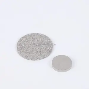 Reliable quality SS round filter disc stainless steel flameproof sheet filter disc 316L metal powder sintered filter element