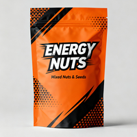 Sachets refermables personnalisés anti-odeurs avec fermeture éclair pour l'emballage alimentaire, le chocolat, le thé biologique, les sachets en mylar