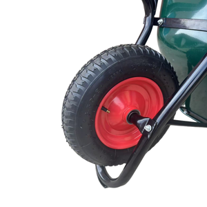 รถเข็นล้อลากทำจากโลหะใช้ในการก่อสร้าง Wb3800โมเดลรถเข็นล้อทรายสำหรับงานหนัก100กก. ผลิตจากจีน - Product Image 6