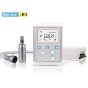 Micromoteur dentaire électrique sans balais avec <span class=keywords><strong>panneau</strong></span> de commande, 7 mémoires, commutation automatique, 40000 tr/min et couple de 3,0 Ncm - Product Image 3