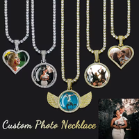 Pendentif drapeau africain Hip Hop Bling Collier chaîne glacé drapeau national bijoux souvenir