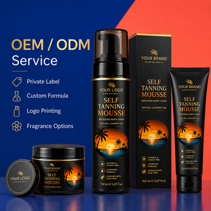 Mousse Autobronceador Sin Sol, Tono Natural, Secado Rápido, Acabado Sin Rayas, Hidratante, con Coco y Vitamina E, ODM/OEM - Product Image 4