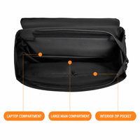 Sac à dos pour ordinateur portable en polyester minimaliste avec logo personnalisé OEM ODM pour les entreprises