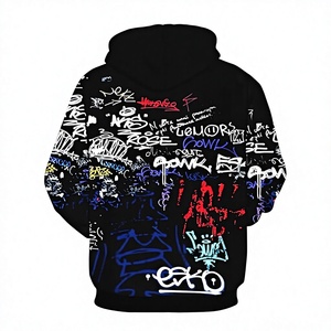 Sweat à capuche d'hiver moderne pour homme, style streetwear, 100 % coton molletonné, poches, coupe classique - Product Image 5
