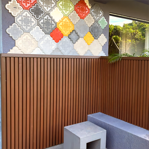 ألواح تكسية خارجية WPC، ألواح تغطية بلاستيكية مركبة للحدائق، ألواح حائط WPC خارجية مضلعة ومقاومة للماء - Product Image 5