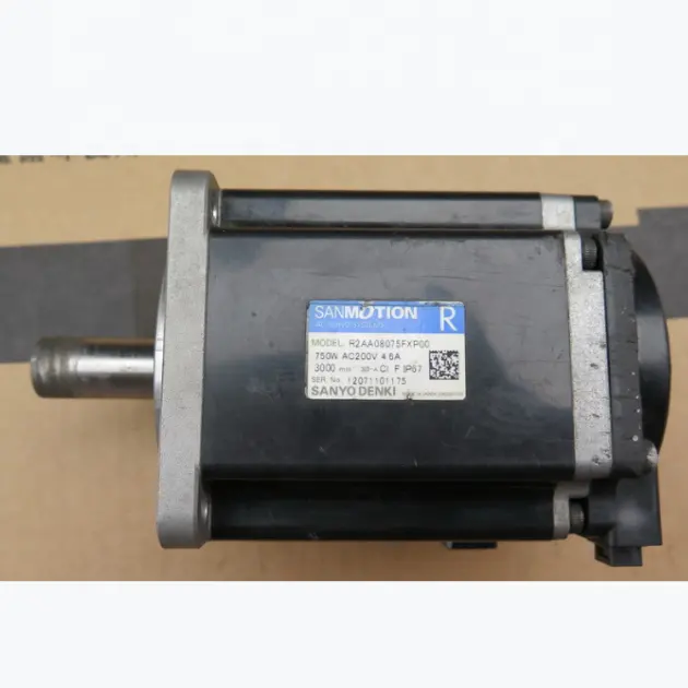 SANYO DENKI Servo Motor P60B13150BXH00 P60B13100HXS00 Q2AA10150VCP41,เครื่องมือเครื่องจักรตกแต่งใหม่ที่ได้รับการทดสอบใหม่