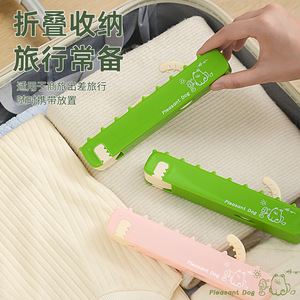 Pleasant Dog Tendedero Plegable para Ropa, Verde Rosa, Barra Única, Portátil, para Viajes, Uso Interior, Tipo Vertical - Product Image 1