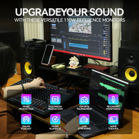 CHORDIO MA6 Altavoz de Monitor de Estudio Activo de 6.5 Pulgadas, Sistema de Audio Profesional para Estudios de Grabación y Producción Musical