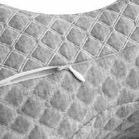 Oreiller de jambe et de genou en mousse à mémoire de forme confortable pour les dormeurs latéraux-Oreiller de jambe de soulagement de la douleur sciatique pour dormir sur le côté