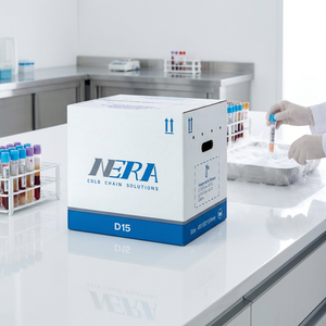 NERA 15L VIP+EPP Trockeneis-Transportbox für Tiefkühltransport Langlebige & Wiederverwendbare Kühlkette für Speichel-, Blut- und Medizinproben - Product Image 1