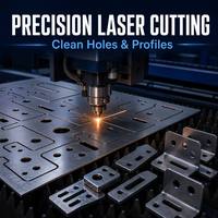 Support métallique sur mesure, service de fabrication de tôlerie OEM, soudage aluminium et acier, découpe laser CNC, pièces pliées