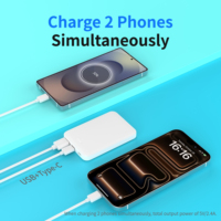 C0509T 5000mAh Pengisi Daya Portabel Laris Manis 2 Port Input dan 2 Port Output Harga Pabrik Power Bank Mini