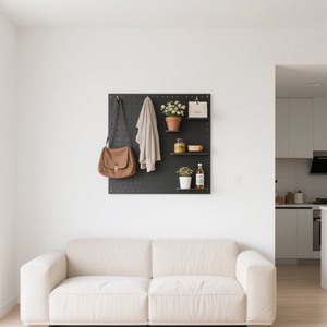 Tablero grueso de metal de 1,0mm para pared, organiza tus bolsas de ropa, zapatos, herramientas, macetas, bebidas, alimentos, hornos de microondas, ropa de cama - Product Image 1
