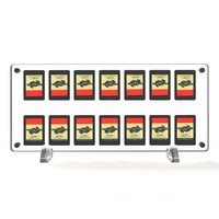 Étui de carte de jeu transparent pour Nintendo Switch boîte de rangement en acrylique vitrine transparente de cartouche de porte-carte de jeu Switch