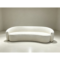 Canapé sectionnel moderne à trois places, multi-tailles, en tissu doux, en forme de S, avec rembourrage en éponge de densité 32, pour salon, hôtel, maison