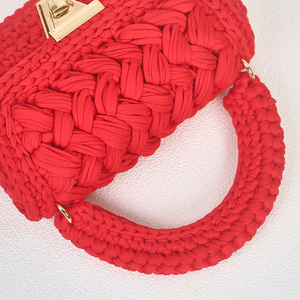 الجملة المألوف عطلة هدية DIY عالية الجودة المحمولة دائم اليدوية حقيبة كروشيه - Product Image 6