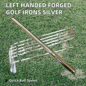Ensemble de fers de golf forgés pour hommes gauchers, argentés, à dos cavité, haute tolérance, pour l'amélioration du jeu sur le parcours de golf - Product Image 2