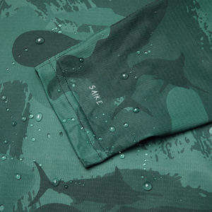 새로운 디자인 방수 방오 낚시 셔츠 승화 Uf50 + 통기성 빠른 건조 경량 긴 소매 낚시 후드 - Product Image 5