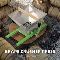 Presse-agrumes manuel 7L en acier inoxydable, grand format, portable, pour fruits et légumes, outils de pulpage, extracteurs de jus, pour vin et cidre